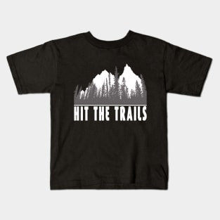 Hit The Trails MTB /cycling Kids T-Shirt